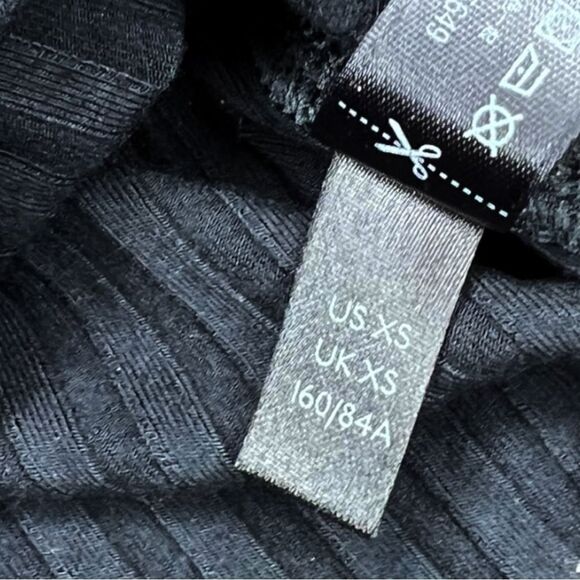 Free People Blissed Out Long Sleeve Top in Black - Picture 11 of 11